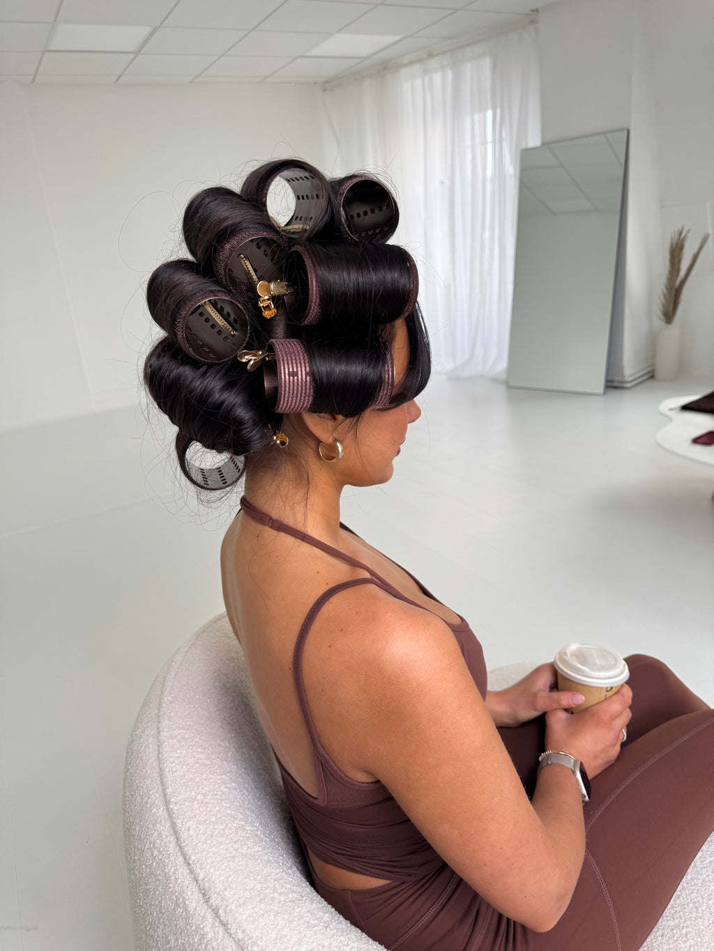 Velvet thermal rollers