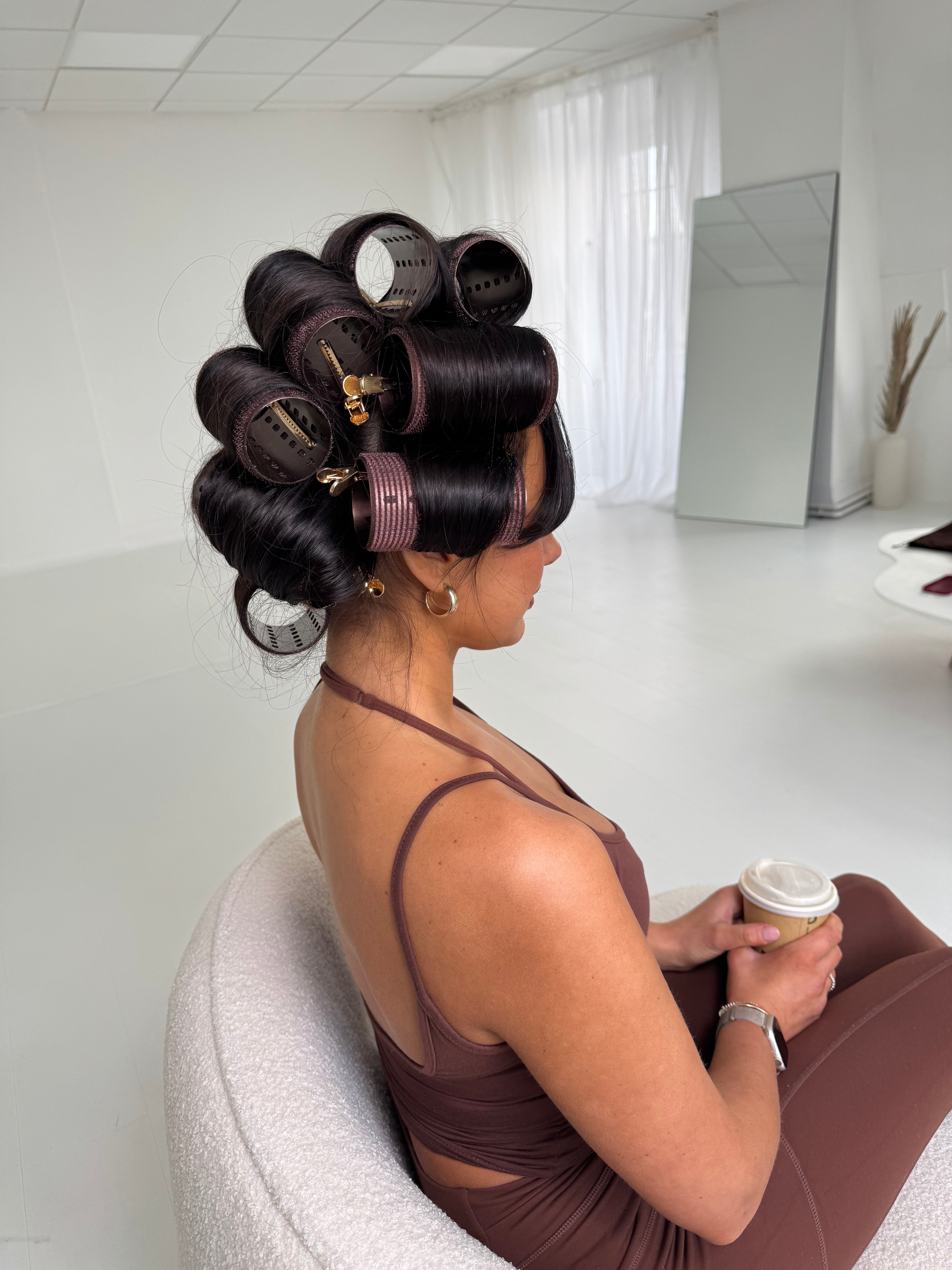 Velvet thermal rollers