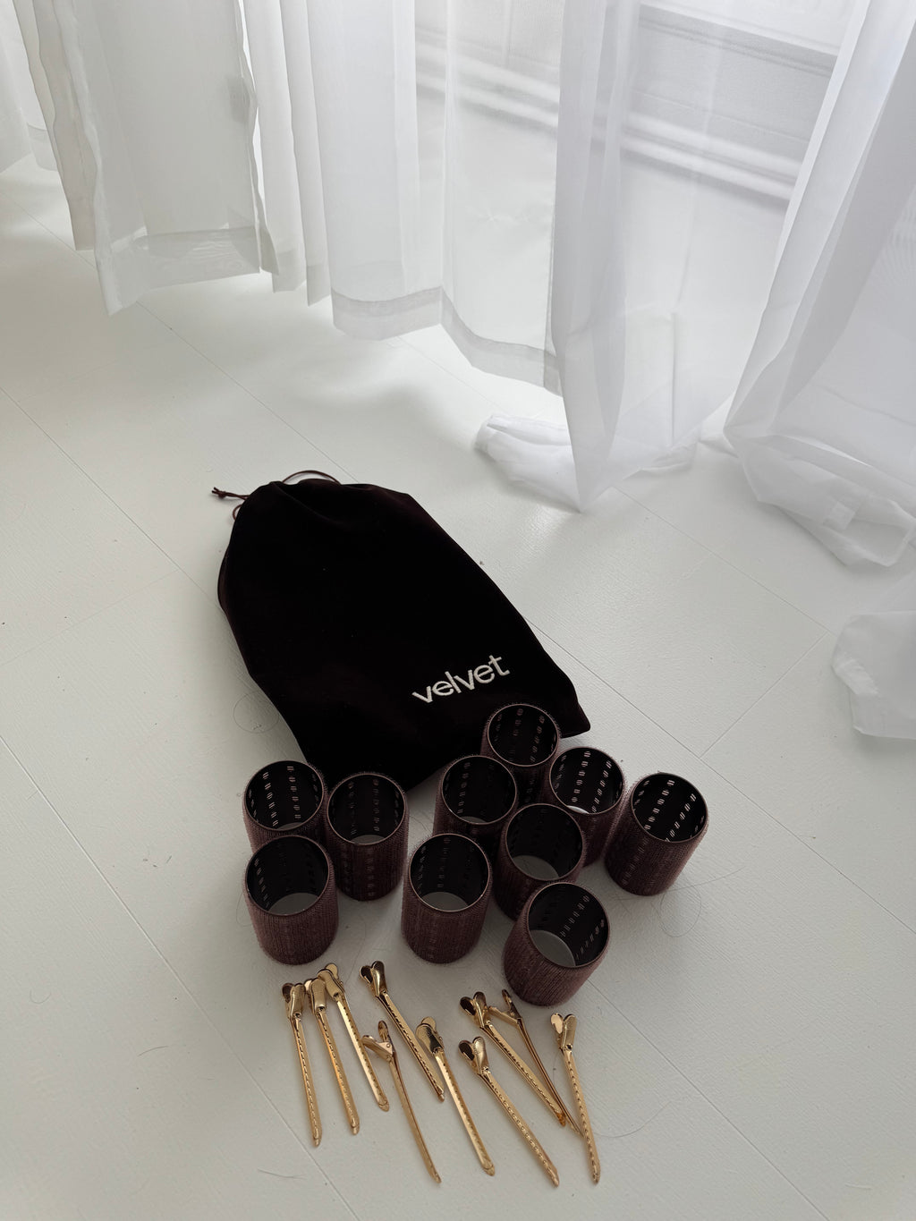 Velvet thermal rollers