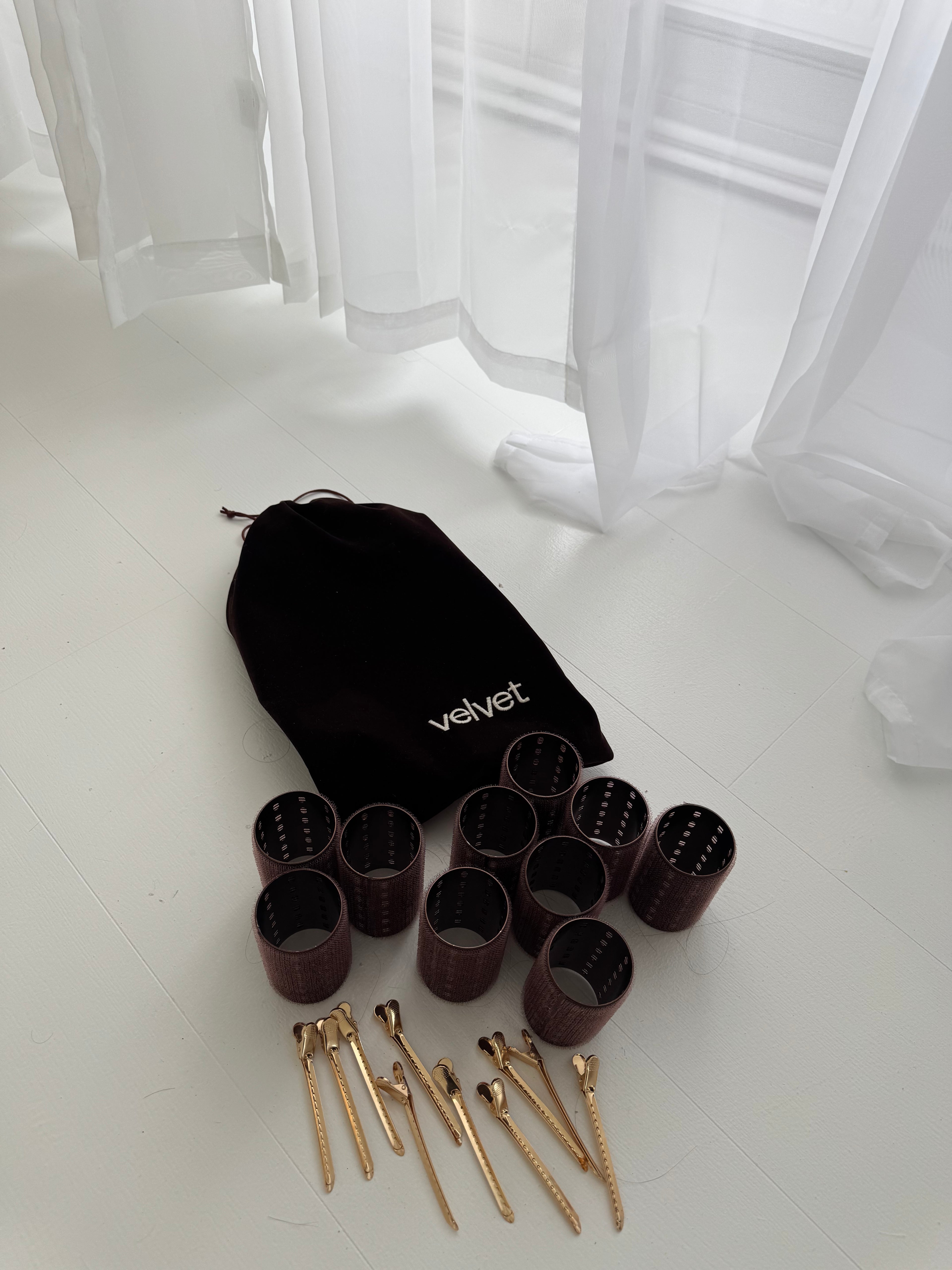 Velvet thermal rollers